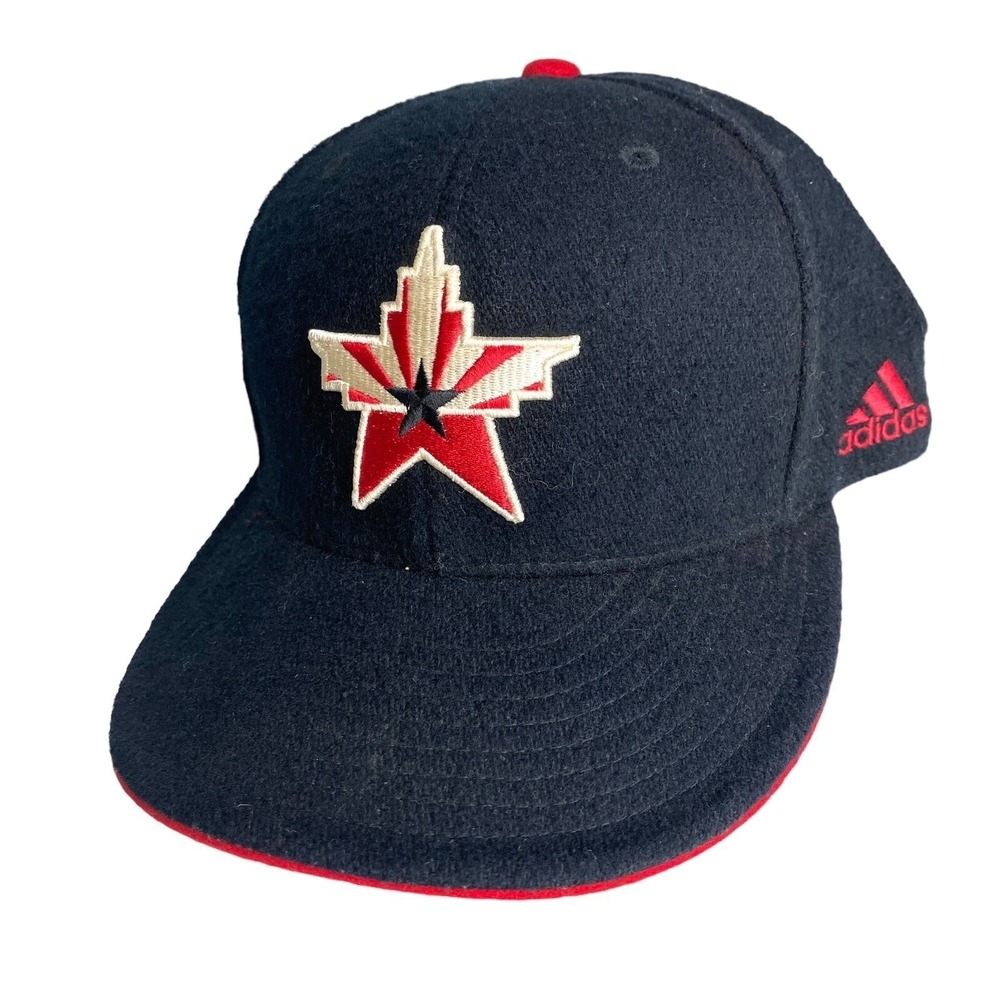 NBA All Star Game 2009 Phoenix Adidas Black Wool‎ Blend Fitted Cap 7 3/4 HTF